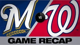 Homers push Nationals in 16-8 win | Brewers-Nationals Game Highlights 8/18/19