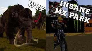 Mammoth's In MX Bikes?! | GNARLY MX Park