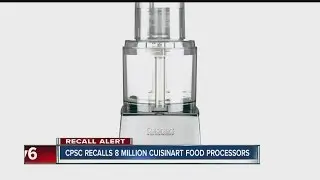 CPSC recalls 8 million Cuisnart food processors