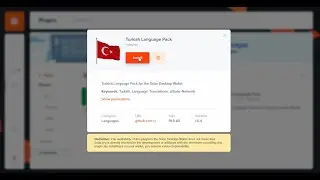 Solar Desktop Wallet i&ccedil;in T&uuml;rk&ccedil;e Eklenti Kurulumu