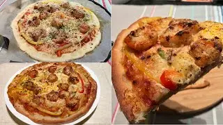 Pizza 🍕 bila oven | Jinsi yakupika pizza ya kamba na mayai | Kupika pizza nyumbani kwa njia rahisi