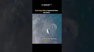 A Strange Object Appeared Near the Moon&hellip; What Is That #moon #spaceexploration #planet #earth #space