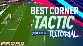 BEST CORNER TACTIC IN FIFA 19!! - Corner Kick Tutorial - Counters For Defending Tactics