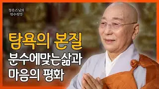 [#청운스님] 삼독(三毒)의 굴레: 만족을 모르는 탐욕의 실체 | 천수천안 287회