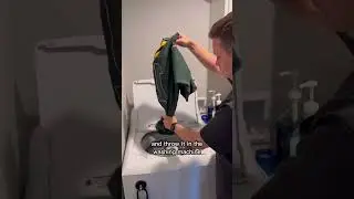 How I wash my NFL jersey #cleaning #nfl #greenbaypackers