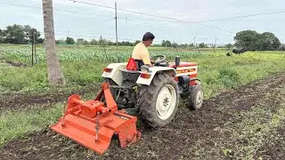आज एवढ्या मोठ्या गवतात गेलो रोटर मारायला, आणि नट च तुटला ना राव.! Ruturaj Jadhav vlogs