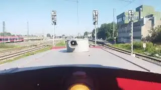 KÖF Mitfahrt im N Wagen gleich hinter der Lok #trainspotting