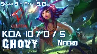 GRF Chovy NEEKO vs LEBLANC Mid - Patch 9.13 KR Ranked