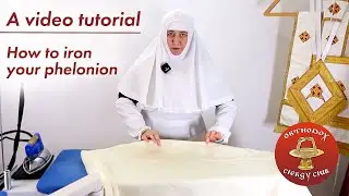 How to iron priestly vestments (in English)