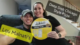 Lou Malnati's Deep Dish Chicago style frozen pizza.
