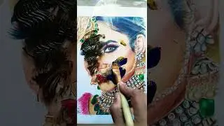 Bridal Drawing 🔥🤩❤ #shorts #youtubeshorts