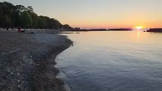 SUNRISE from Balmy Beach, Toronto.