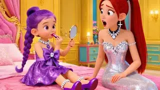 😯OMG🥺! Baby Rumi Doing Her First Makeup to Look Like Mira | KPOP Demon Hunters
