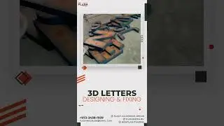 Acrylic 3D Letters Designing and Fixing in Any Font, Size, Color and Shape @newflashmedia