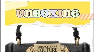 VERSACE JEANS COUTURE CROSSBODY BAG | UNBOXING