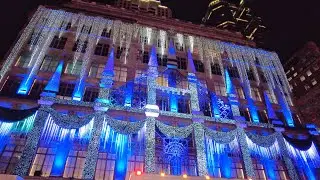 ⁴ᴷSaks Fifth Avenue Holiday Light Show 2021 & Saks Fifth Avenue Holiday Windows 2021 ✨