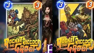 New Card & Awesome Mutant Art Selene & Blob Rocket Racoon And Groot They Move They Steal Marvel Snap