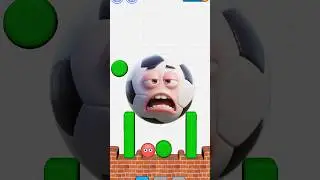 Hide Red Ball Brain Teaser - Level 34 - Save The Balls From Dreadful Monster 👻 👽 🎮 #Shorts #Gaming