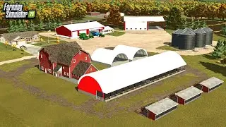 BUILDING AN AMERICAN FARMING FROM SCRATCH! | FS25