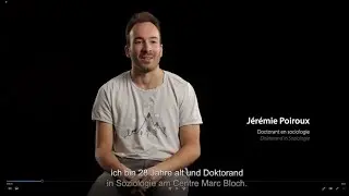 30 ans / Jahre Centre Marc Bloch. Ep. 6 - J&eacute;r&eacute;mie Poiroux