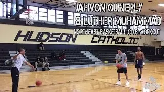 Jahvon Quinerly & Luther Muhammad Pre-State Playoff Workout