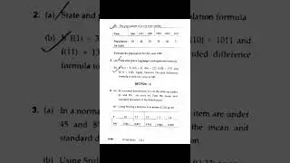 numerical analysis previous year paper // bsc mathematics hons #mdu #exam