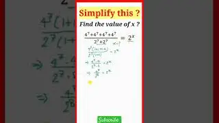 Find the value of x?/Simplification problem #mathsolympiad #ssccgl2023