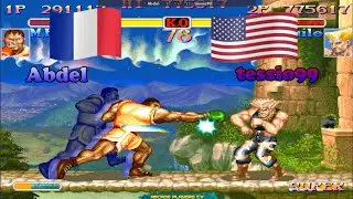 Super Street Fighter 2 Turbo ➤ Abdel (France) vs tessio99 (Usa) 슈퍼 스트리트 파이터 2 터보