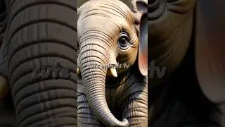 even the size of a mini elephant still looks big 😁😆 #trending #shorts #shortvideo #elephant