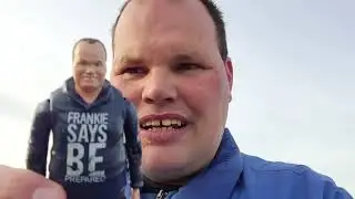 Me Carrying the Frankie MacDonald Action Figure