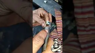 Genius Engine Repair Hack #mechanic #shorts #automobile #dieselengine
