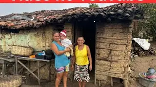 A CASA DE TAIPA DA DONA MARIA DA PAZ QUASE CAIU COM A PRIMEIRA CHUVA DO ANO