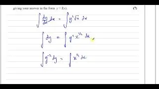[2] A2 (IAL) Pure Mathematics (P4) Solomon B- Q2   Differential Equations