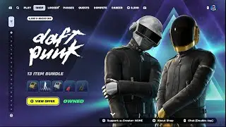 FORTNITE BUYING DAFT PUNK BUNDLE
