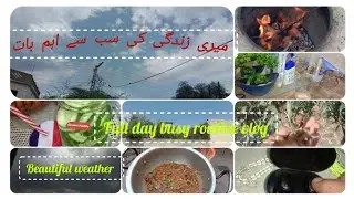My Productive Summer days Routine llmeri zindagi ki sb sy important baat ll #naturevillagevlogs