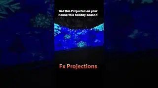 Christmas Glass Projection Mapping