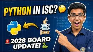 BIG Changes for ISC 2028 Computer Science! Python is HERE! 💻