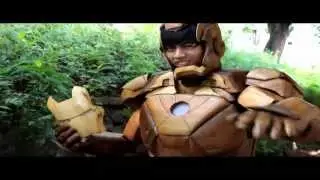 The real Iron Man wood suit