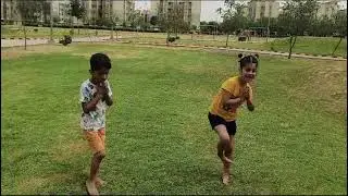 Yoga exercise by Harmanpreet & Itish at HMEL Township The millennium school Grade 1st-A