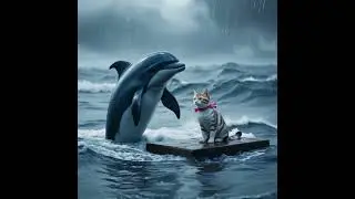 the dolphin rescues cats