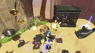 Astro Bot - Crash Site: Reach Satellite That Unlocks Serpent Starway (60) Gameplay | Puzzle Piece
