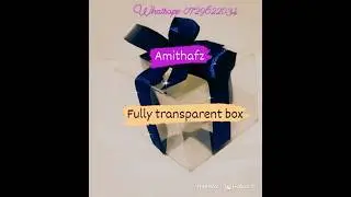 PVC Transparent Boxes DIY Plastic Gift Box / DIY Transparent Gift Box / DIY Cake Box