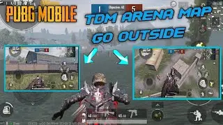 how to go outside of arena TDM map in pubg and bgmi || Saiyan bloods 2.0 ||