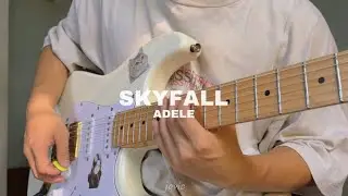 skyfall - adele (electric guitar cover)