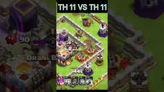 (TH 11 VS TH 11) GOLEM AND WITCH BEST ARMY ATTACK STRATEGY.#CLASHOFCLAN#