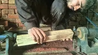 How to Make a Wooden Table Leg | Woodworking Time Lapse (No Voiceover)