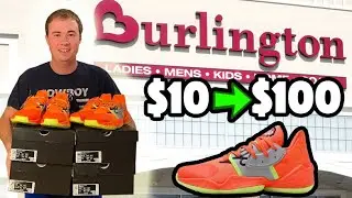 Sourcing Shoes From Burlington/Marshalls/TJMaxx to Resell on EBay | Flipping Sneakers For Profit