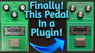 New (Almost FREE) Overdrive VST Plugin by August Rose - Faux Tin (Fortin TS808 Emulation)