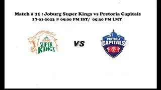 #SA20 2023: Match-11, Pretoria Capitals vs Joburg Super Kings, Match Prediction: SA, #SA20