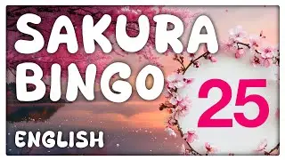 Sakura Themed 90-Ball Bingo Game - 25